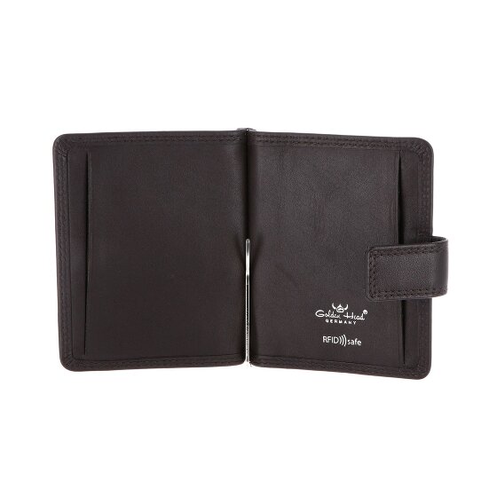 Golden Head Polo Geldbörse RFID Schutz Leder 10 cm Geldscheinklammer