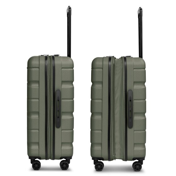 Franky Munich 4.0 4-Rollen Trolley M 66 cm mit Dehnfalte