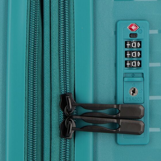 d&n Travel Line 4500 4 Rollen Kabinentrolley S 55 cm mit Dehnfalte