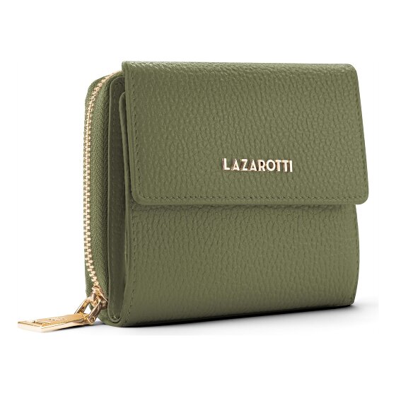 Lazarotti Bologna Leather Zip-Around Geldbörse Leder 12 cm
