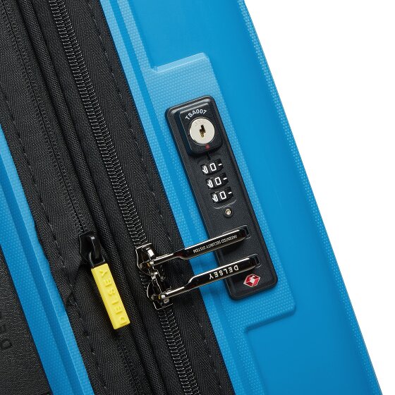 Delsey Paris Lutece Se 4 Rollen Kabinentrolley 55 cm mit Dehnfalte