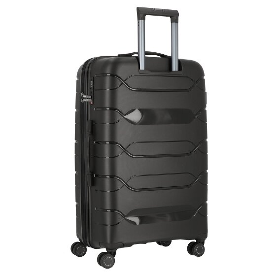 Polestream Strz by Asteroid 4 Rollen Trolley L 74 cm mit Dehnfalte