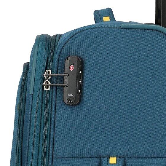Travelite Umbria 4 Rollen Kofferset 3-teilig mit Dehnfalte