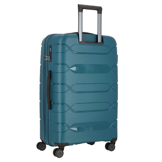 Polestream Strz by Asteroid 4 Rollen Trolley L 74 cm mit Dehnfalte