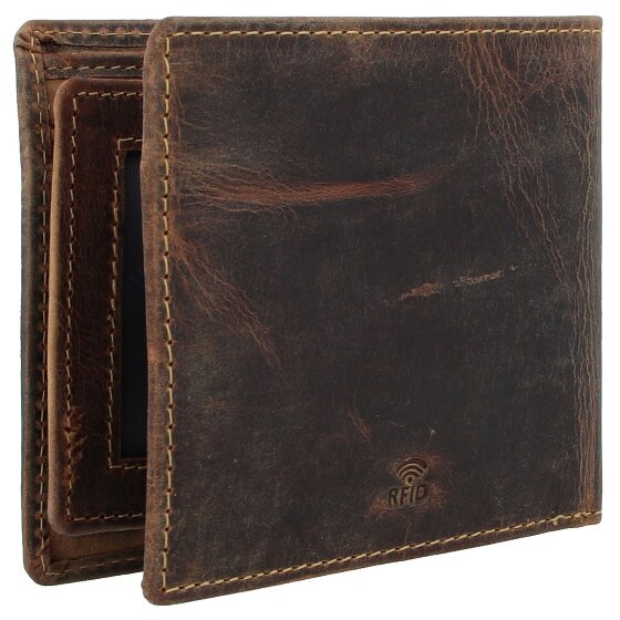 Greenburry Vintage Geldbörse RFID Leder 12,5 cm