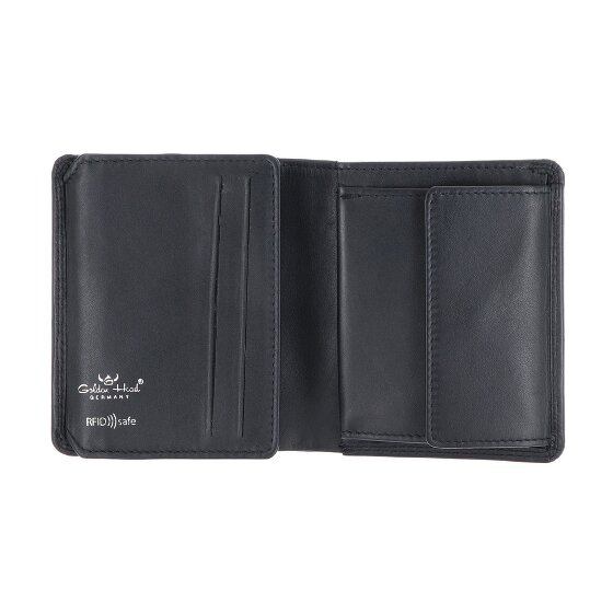Golden Head Polo Geldbörse RFID Schutz Leder 8.5 cm
