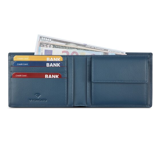 Roncato Detroit Geldbörse RFID Schutz Leder 12 cm