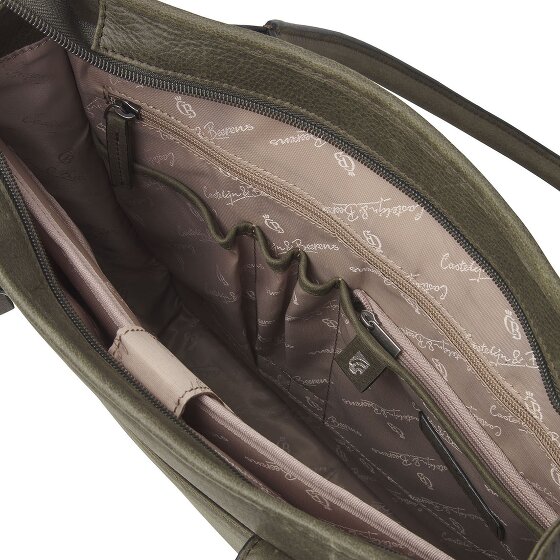 Castelijn & Beerens Carisma Schultertasche RFID Leder 34 cm Laptopfach