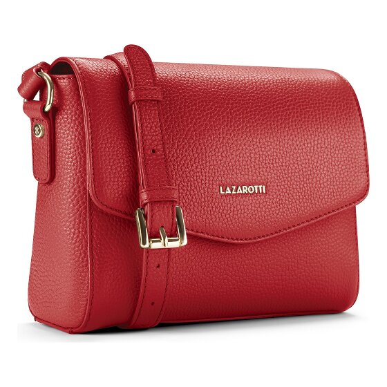 Lazarotti Bologna Leather Crossbody Umhängetasche Leder 22 cm
