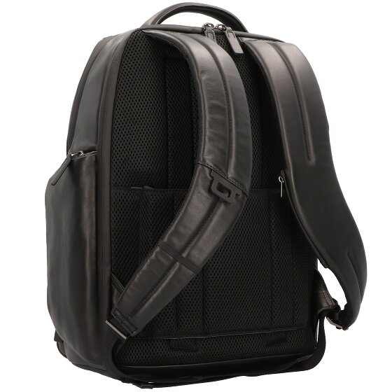 Piquadro Urban Business-Rucksack RFID Schutz Leder 44 cm Laptopfach