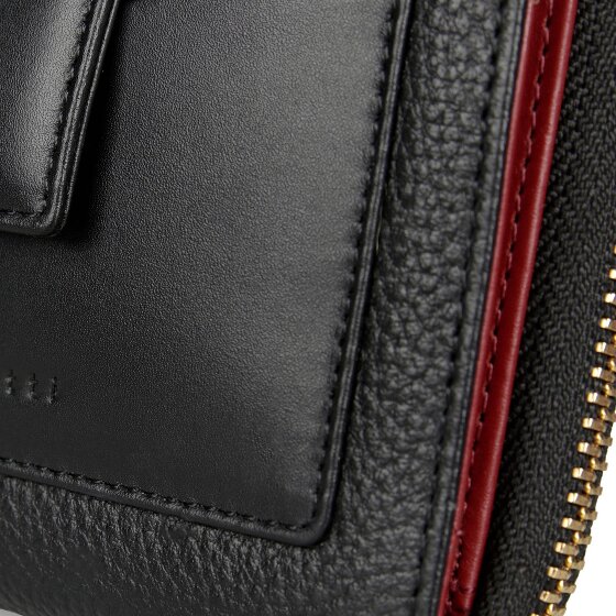 Bugatti Viola Geldbörse RFID Schutz Leder 12 cm