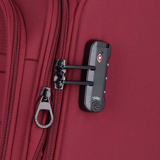 d&n Travel Line 9704 4 Rollen Kabinentrolley S 55 cm mit Dehnfalte