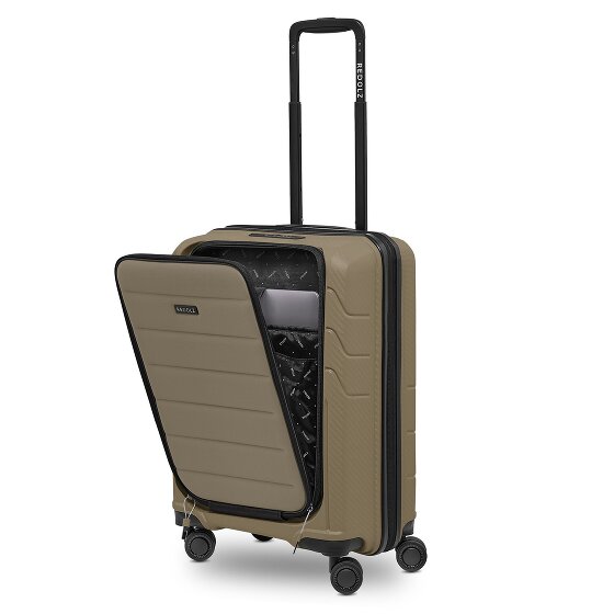 Redolz Essentials 17 4-Rollen Kabinentrolley 55 cm Soft-Pocket Laptopfach