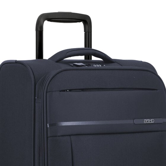 Jump Monthélys 4 Rollen Kabinentrolley 55 cm mit Dehnfalte