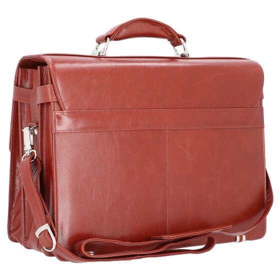 Alassio Mocca Aktentasche Leder 38 cm Laptopfach