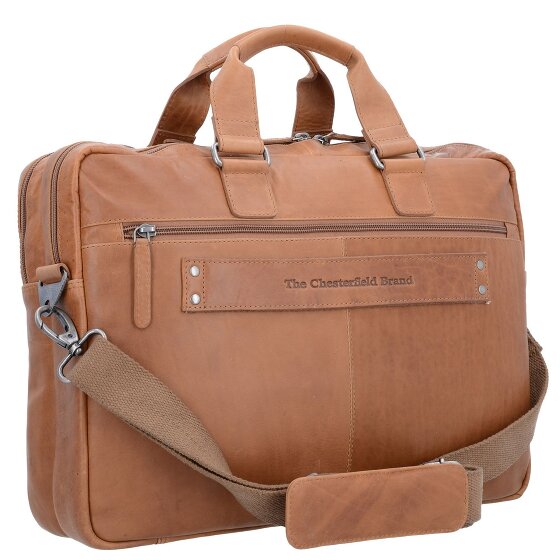 The Chesterfield Brand Wax Pull Up Aktentasche Leder 40 cm Laptopfach