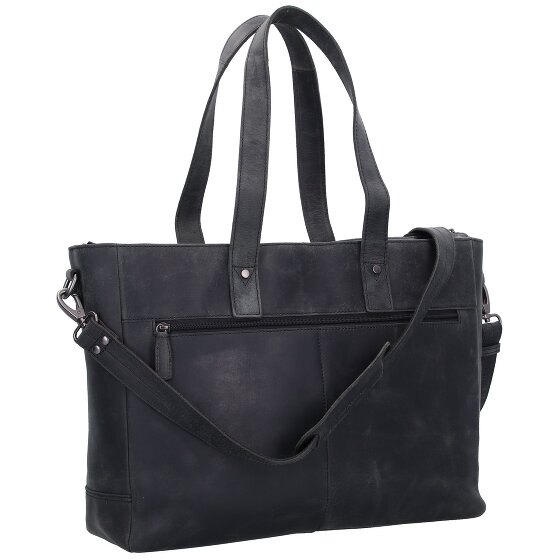 Plevier Shopper Tasche Leder 41 cm Laptopfach