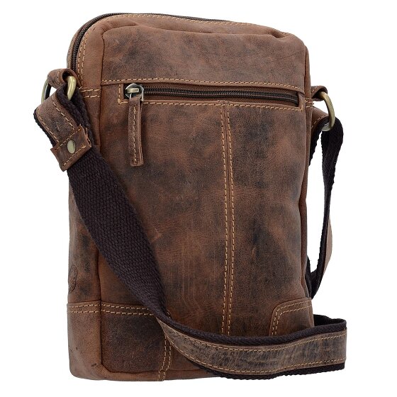 Greenburry Vintage Umhängetasche Leder 20 cm