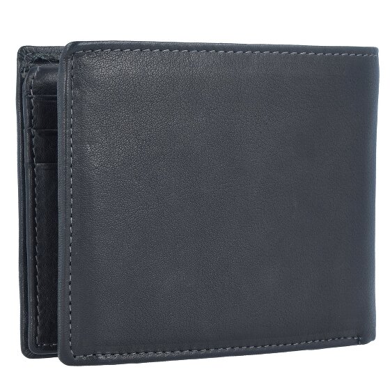 Greenland Nature Black Nappa Geldbörse RFID Leder 11 cm