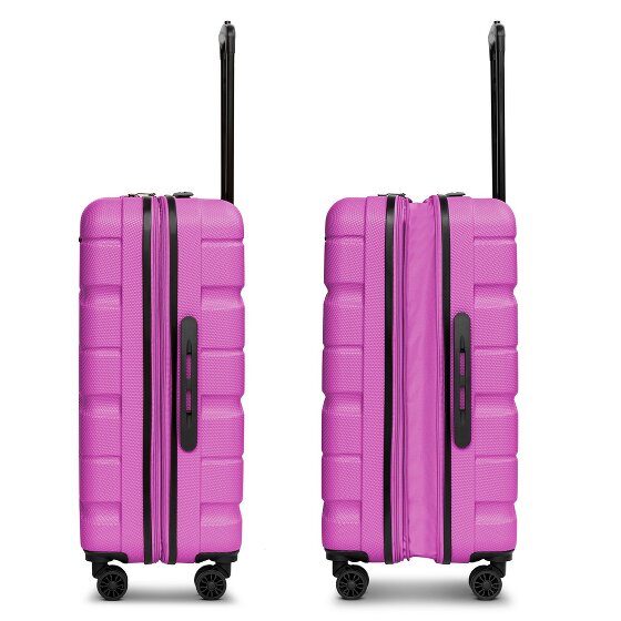 Franky Munich 4.0 4-Rollen Trolley M 66 cm mit Dehnfalte