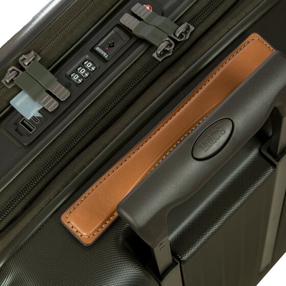 Bric's Taormina 4 Rollen Trolley S 57 cm mit Dehnfalte