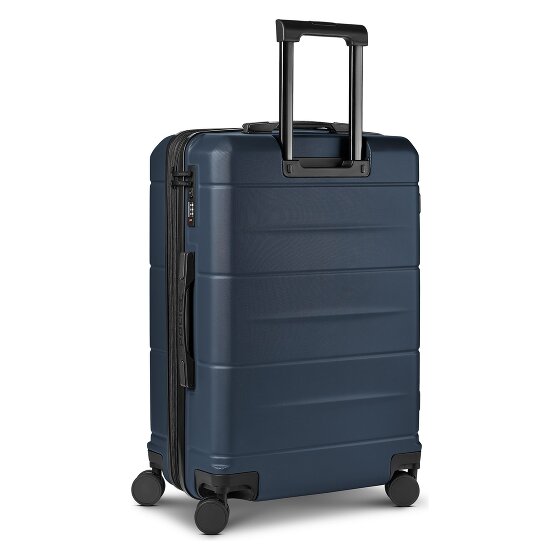Police London 4 Rollen Trolley 64 cm mit Dehnfalte