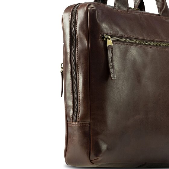 Jost Skagen Aktentasche Leder 38 cm Laptopfach