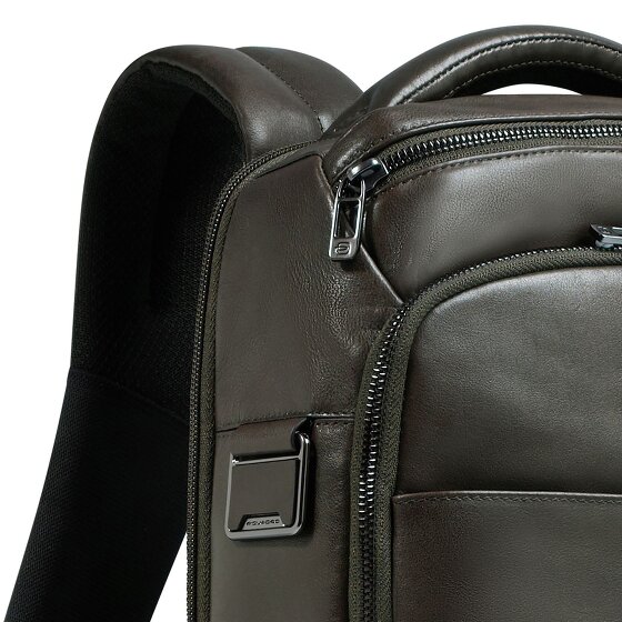 Piquadro Philip Daypack Leder 40 cm Laptopfach
