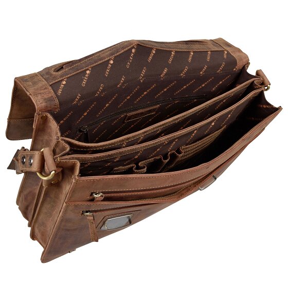 Greenburry Vintage XL Aktentasche Leder 40 cm