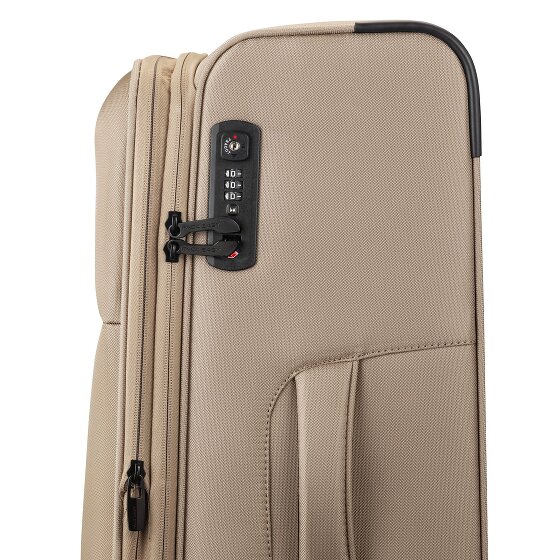 Pack Easy GoOn 4 Rollen Trolley M 67 cm mit Dehnfalte