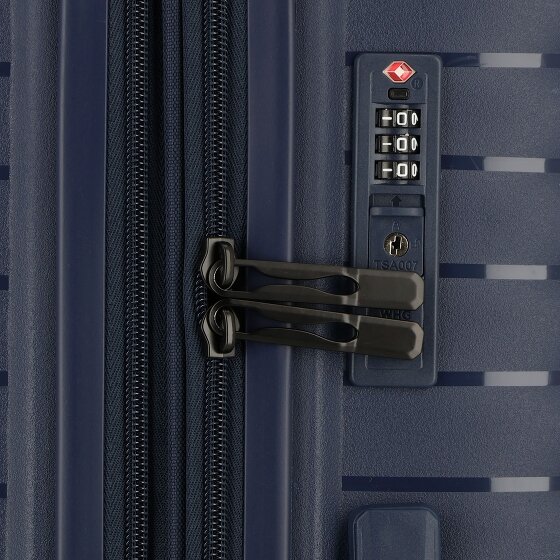 d&n Travel Line 4500 4 Rollen Trolley M 65 cm mit Dehnfalte