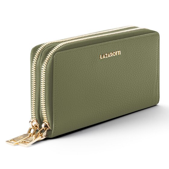Lazarotti Bologna Leather Geldbörse RFID Schutz Leder 20 cm