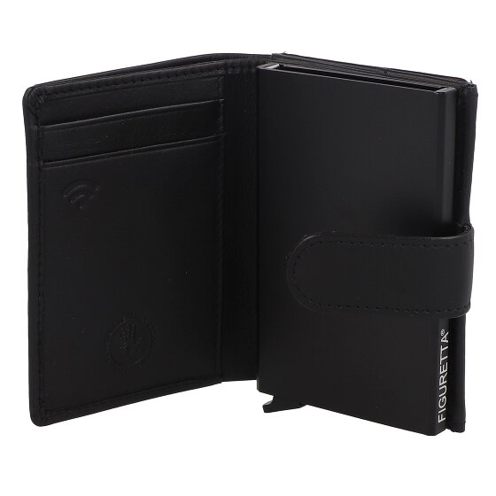 Greenburry Nappa Kreditkartenetui RFID Schutz Leder 8 cm