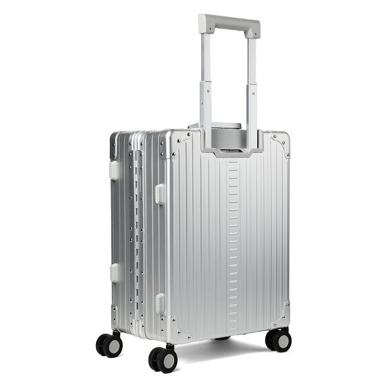 Aleon Traveler Domestic 4-Rollen Kabinentrolley Aluminium 55 cm