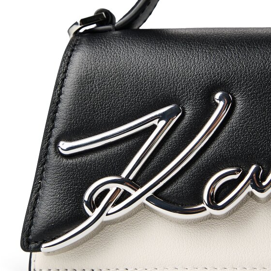 Karl Lagerfeld Signature 2.0 Mini Bag Handtasche Leder 14.5 cm