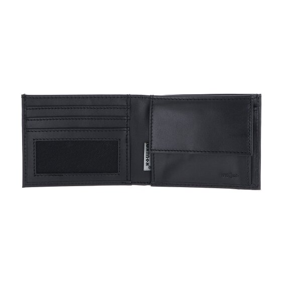 oxmox Leather Geldbörse RFID Schutz Leder 11 cm