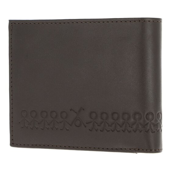 oxmox Leather Geldbörse RFID Schutz Leder 12 cm