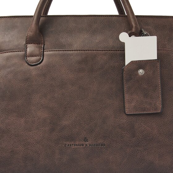 Castelijn & Beerens Carisma Shopper Tasche RFID Schutz Leder 41 cm Laptopfach