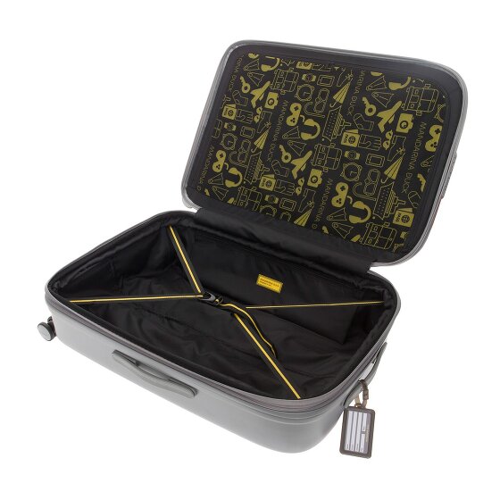 Mandarina Duck Logoduck + 4 Rollen Trolley L 75 cm