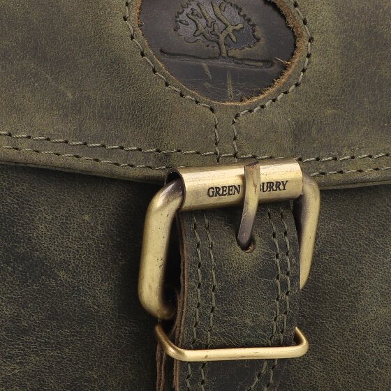Greenburry Vintage Gürteltasche Leder 13 cm