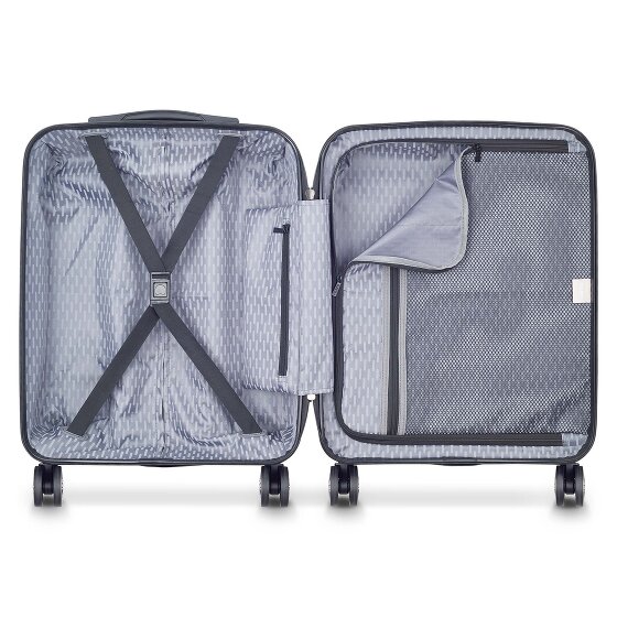 Delsey Paris Air Armour 4-Rollen Kabinentrolley Slim Line 55 cm