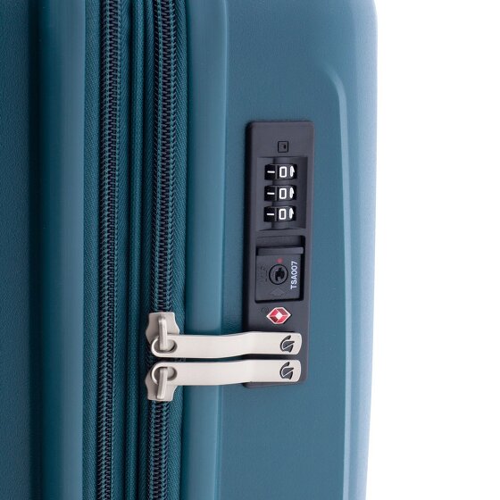 Gladiator 5000 4 Rollen Kabinentrolley 55 cm mit Dehnfalte