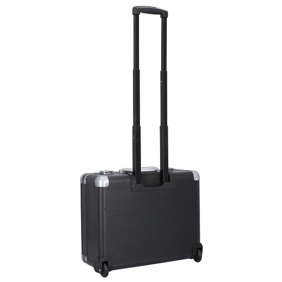 Alumaxx 2-Rollen Businesstrolley Aluminium Laptopfach 37 cm