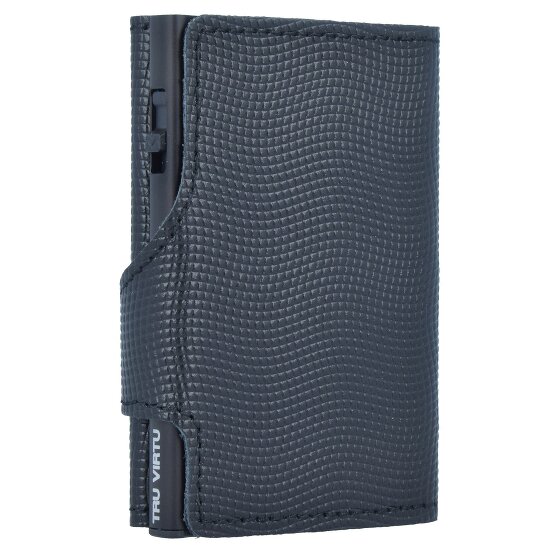Tru Virtu Click & Slide Kreditkartenetui Geldbörse RFID Leder 6,5 cm