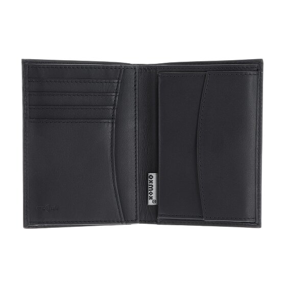 oxmox Leather Geldbörse RFID Schutz Leder 13 cm