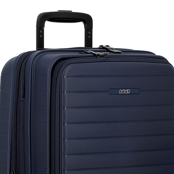 Jump Striper 4 Rollen Kabinentrolley 55 cm mit Dehnfalte