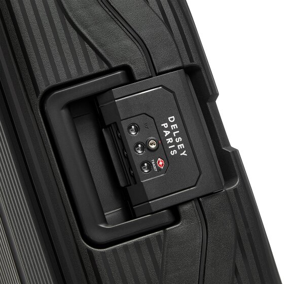 Delsey Paris x United Colors of Benetton Color Block Hardside 4-Rollen Kabinentrolley 55 cm