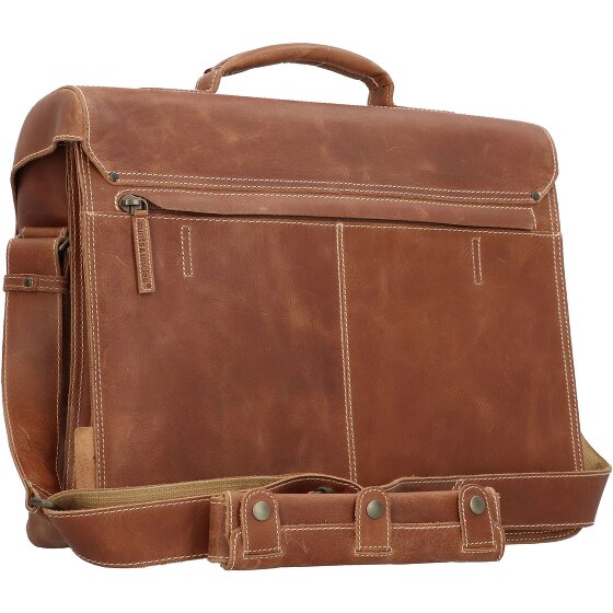 aunts & uncles Hunter Finn Aktentasche Leder 40 cm Laptopfach