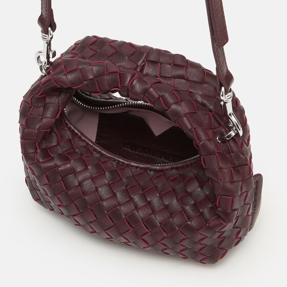 LES VISIONNAIRES Greta Micro weave Handtasche Leder 20 cm