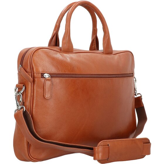 Dermata Aktentasche Leder 39 cm Laptopfach